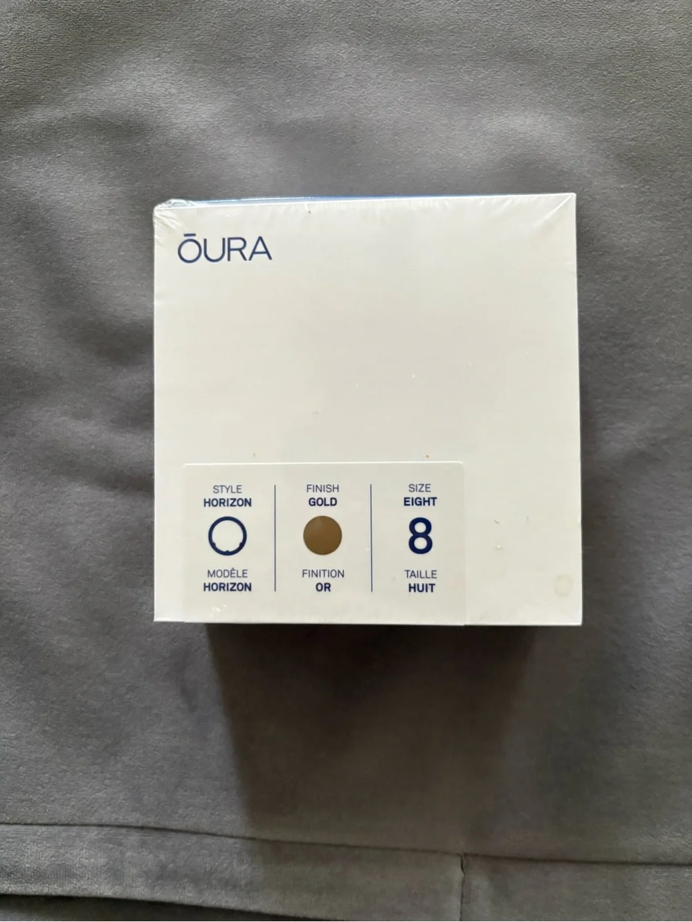 Oura Horizon Ring Size 8 - Gold Finish